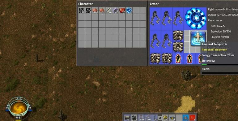 factorio скачать мод Personal Teleporter