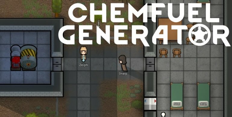 Rimworld мод Chemfuel Generator