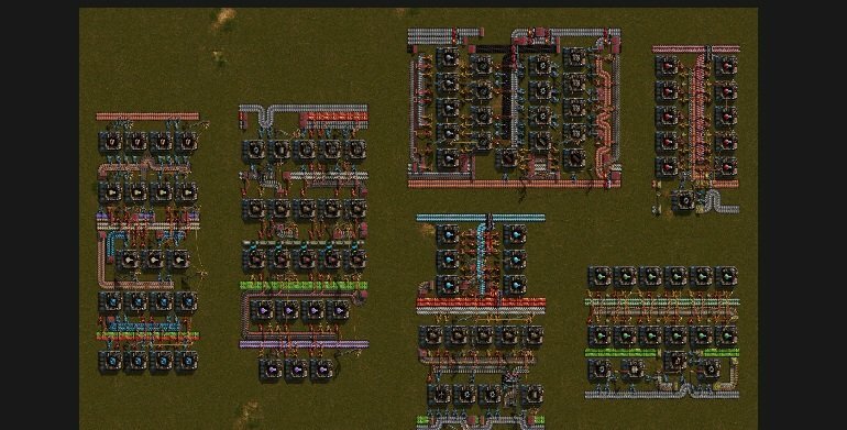 factorio Tileable Science Production - Early to Mid Game